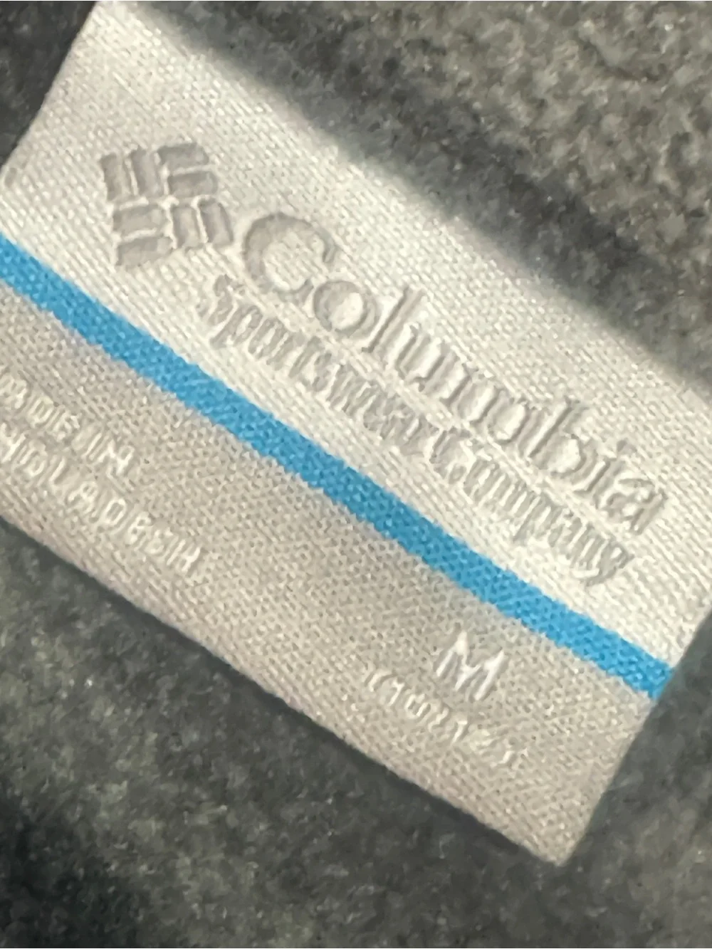 Columbia Gray Camo Fleece Jacket
